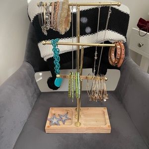 Jewelry shelves box with jewelry